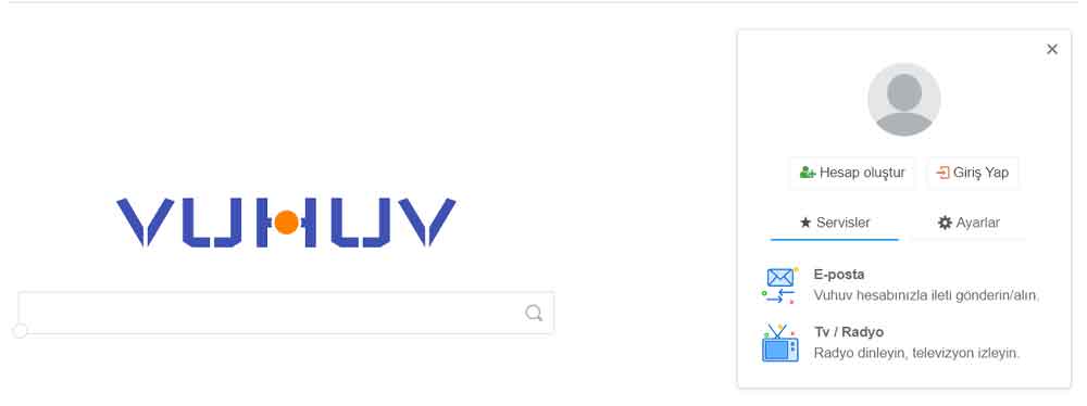 Vuhuv. 2012 yılında geliştirilmeye başlanan bu arama motoru
