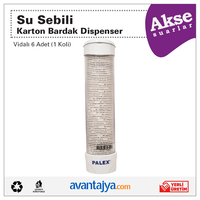 Vidalı Karton Bardak Dispenseri 6 Adet