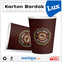 7 Oz Lüks Karton Bardak 1000 Adet