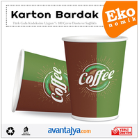 7 Oz Ekonomik Karton Bardak 1000 Adet