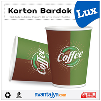 7 Oz Lüks Karton Bardak 1000 Adet