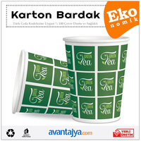 7 Oz Ekonomik Karton Bardak 1000 Adet