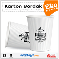 7 Oz Ekonomik Karton Bardak 1000 Adet