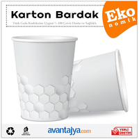 7 Oz Ekonomik Karton Bardak 1000 Adet