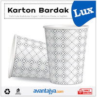 7 Oz Lüks Karton Bardak 1000 Adet