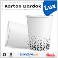7 Oz Lüks Karton Bardak 1000 Adet
