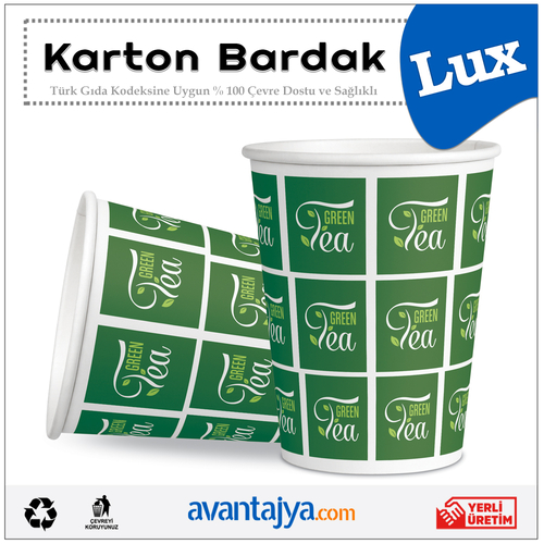 7 Oz Lüks Karton Bardak 1000 Adet
